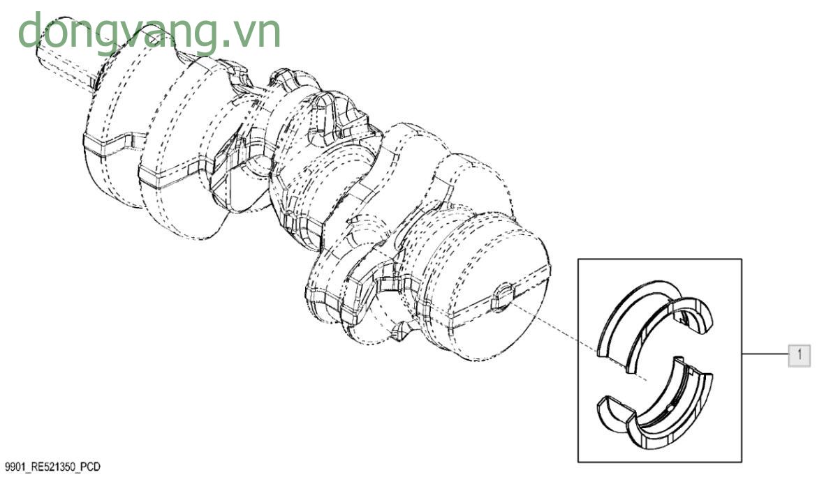 9901 Crankshaft Thrust Bearing Kit - ST458806